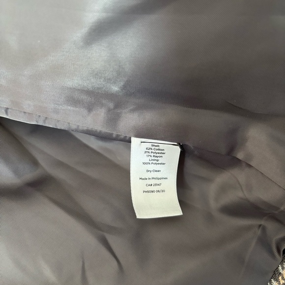 Talbots Double Breasted Bradwell Plaid Blazer 14 P Petite Office Career Business - Picture 9 of 11